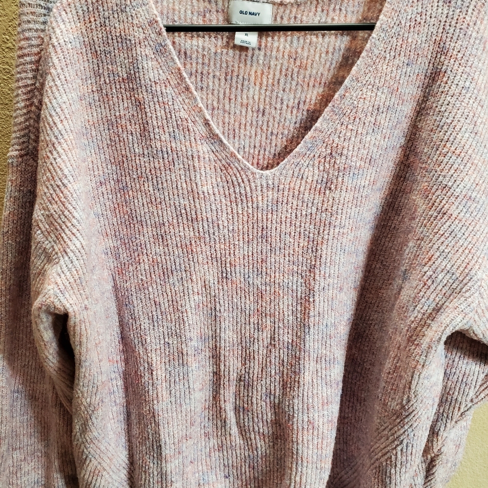 Old navy pink marled sweater